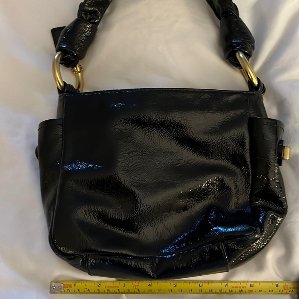 Coach small patent leather handbag